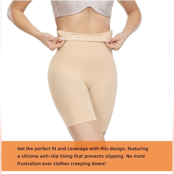 NEW HIGH WAISTED SHORT BODY SHAPER, XL/XXL - Picture 6 of 16